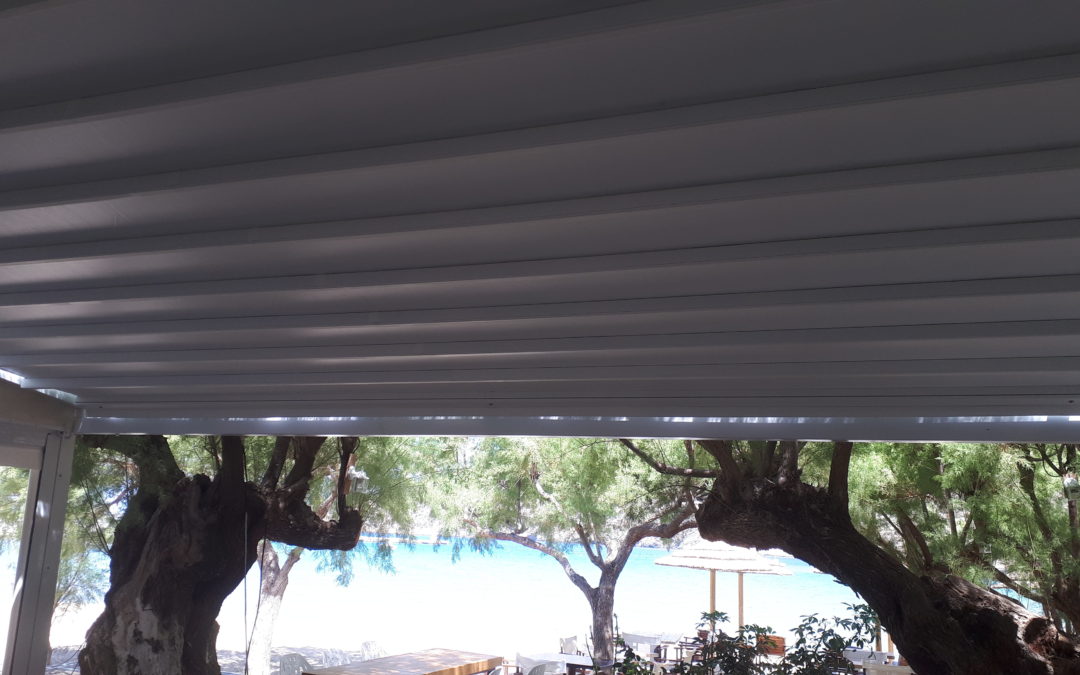 Εγκατάσταση μεταλλικής πέργκολας στην Σίφνο